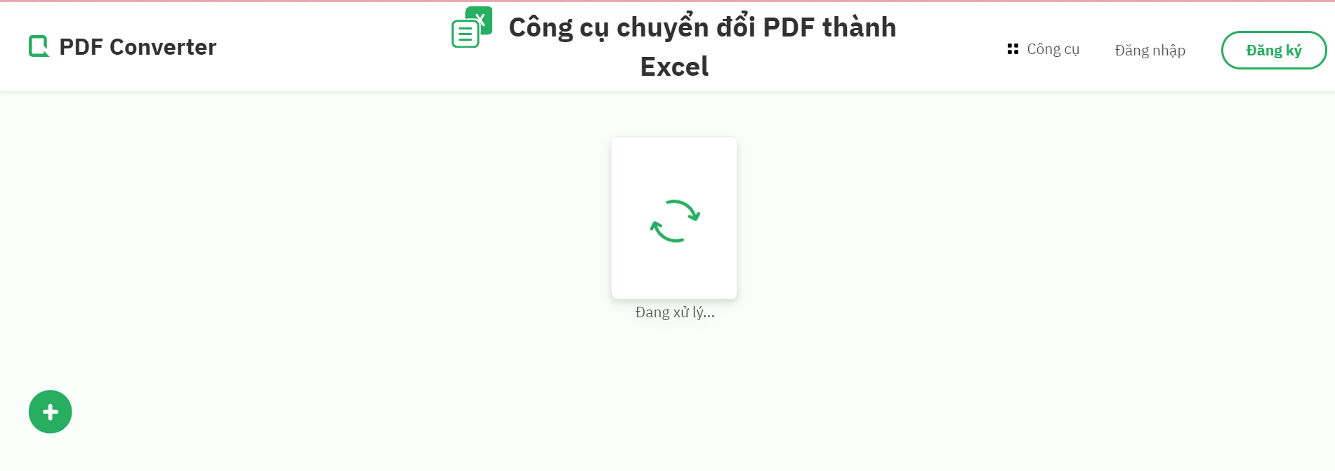 Chuyển file PDF sang Excel, Word