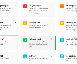 6 cách chuyển file PDF sang Excel, Word siêu tốc