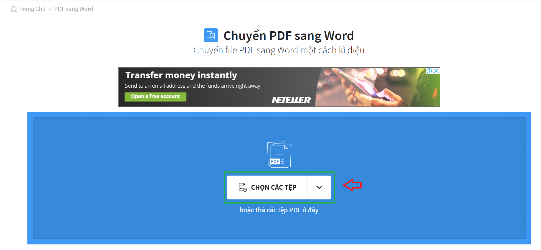 Cách chuyển file PDF sang WORD